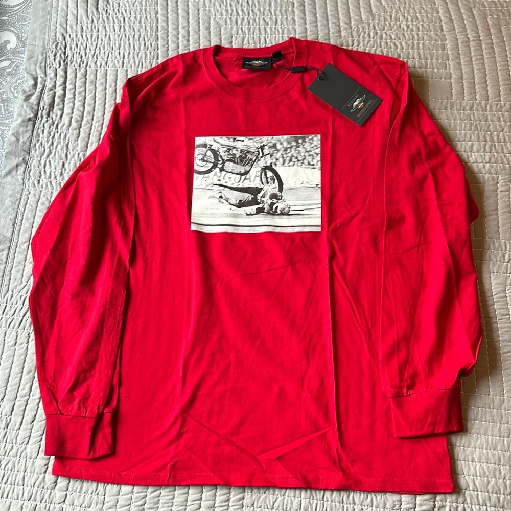 Men’s Harley Davidson Red Evil Knievel Tee XL